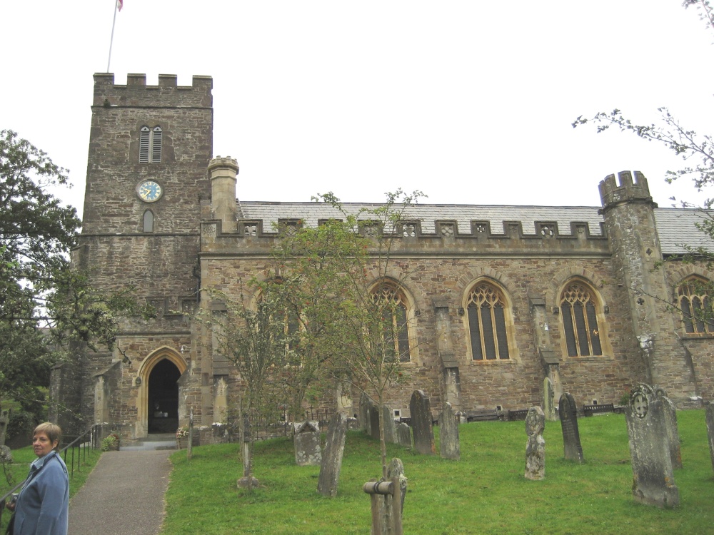 Village church. Dulverton, Somerset