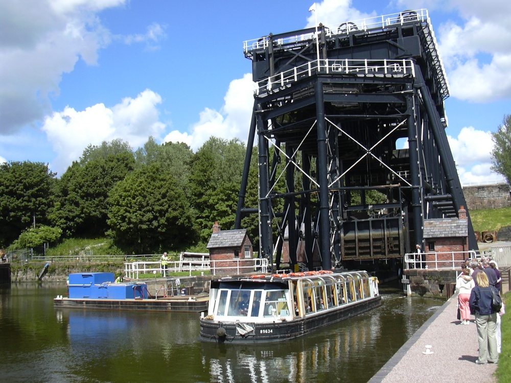 Photograph of Anderton boat lift in Cheshire
