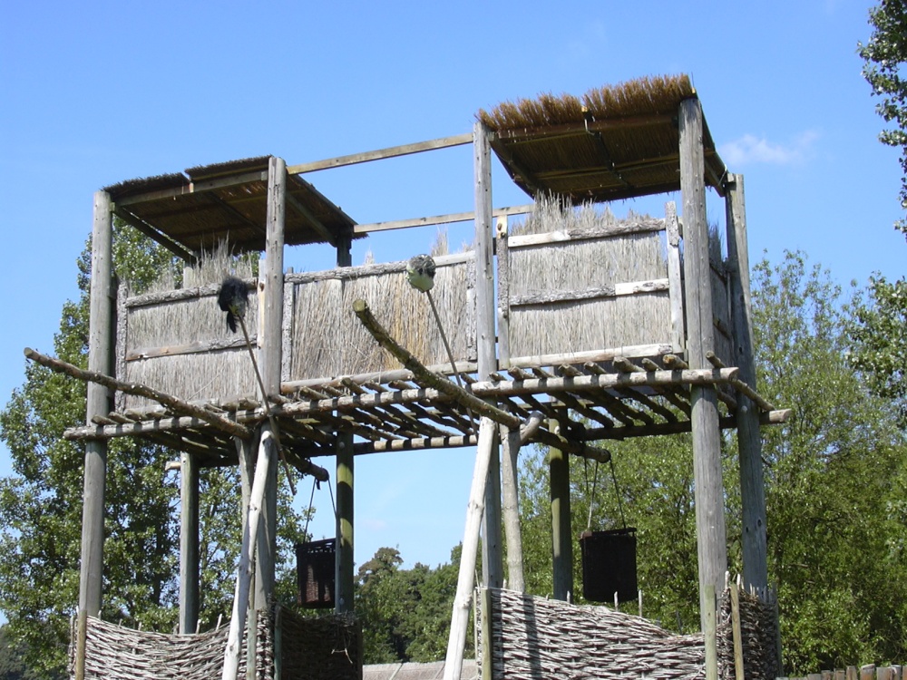 Village Gate, Iceni Village & Museum in Cockley Cley, Norfolk photo by Steve Willimott