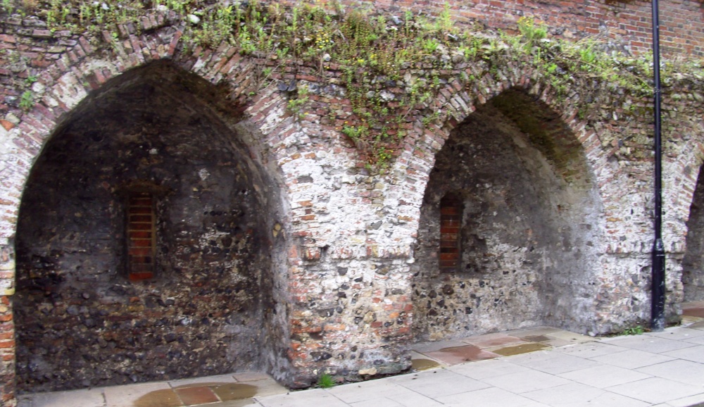 The Historic Wall in Great Yarmouth, Norfolk