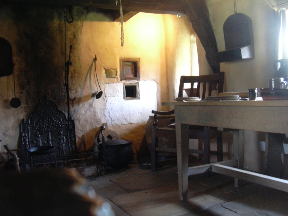 Cottage interior at Ryedale Folk Museum, Hutton-le-Hole, North Yorkshire