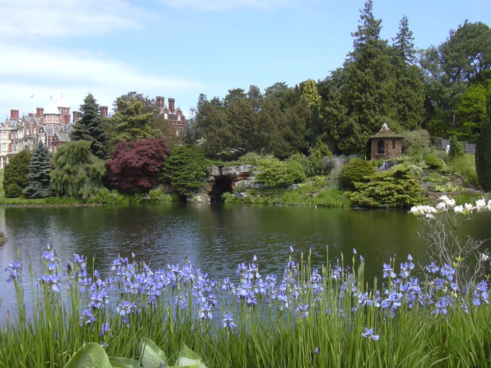 Sandringham House from the lake, Sandringham, Norfolk