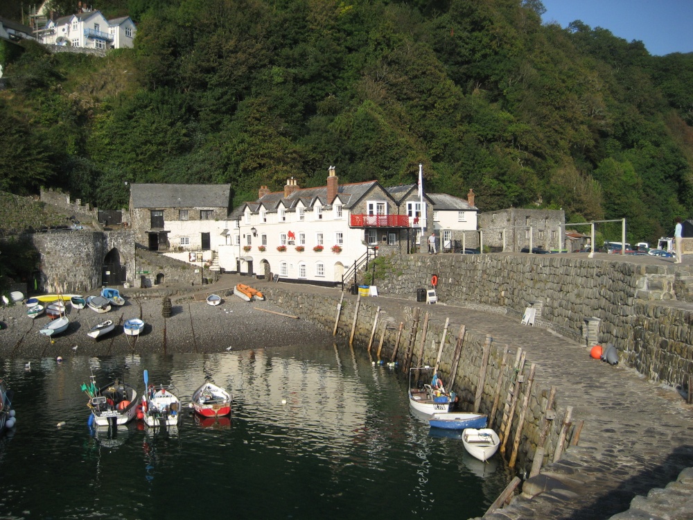 From the harbour wall in Clovelly, Devon