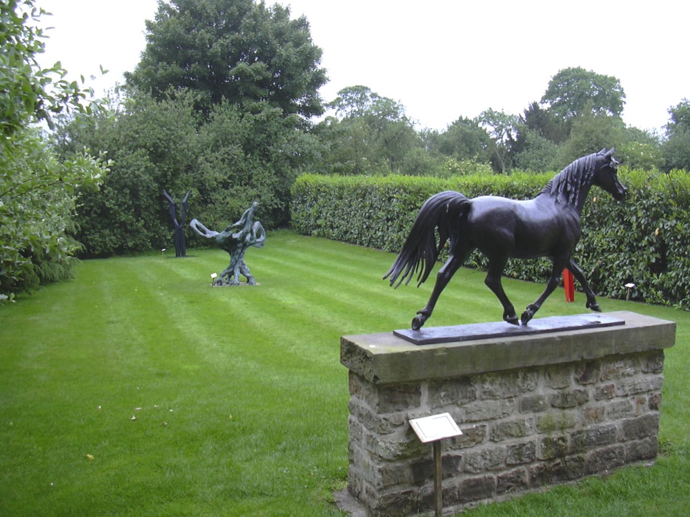 Renishaw Gardens sculpture park, Killamarsh, Derbyshire