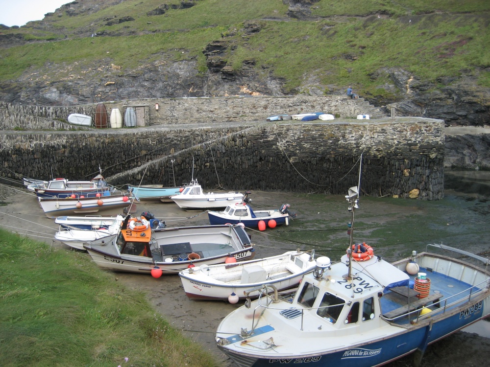 View of the harbour, Boscastle, Cornwall