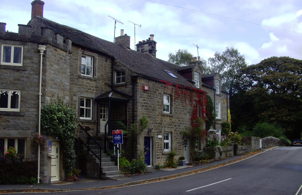 Village Street in Baslow, Derbyshire