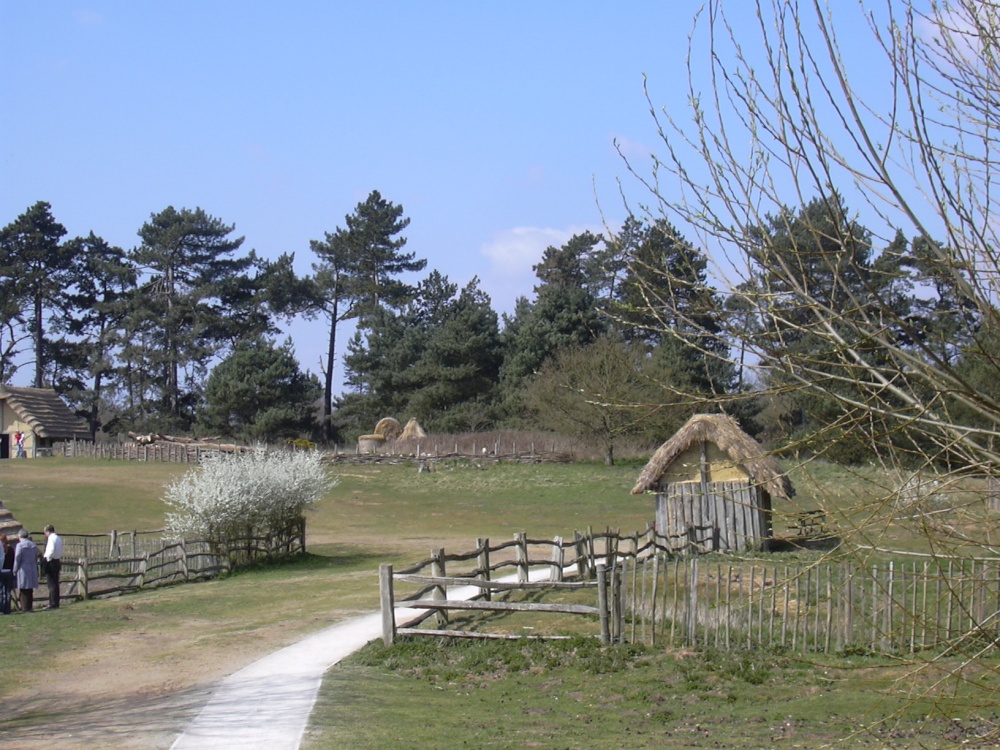 West Stow Anglo-Saxon village, Suffolk photo by Steve Willimott
