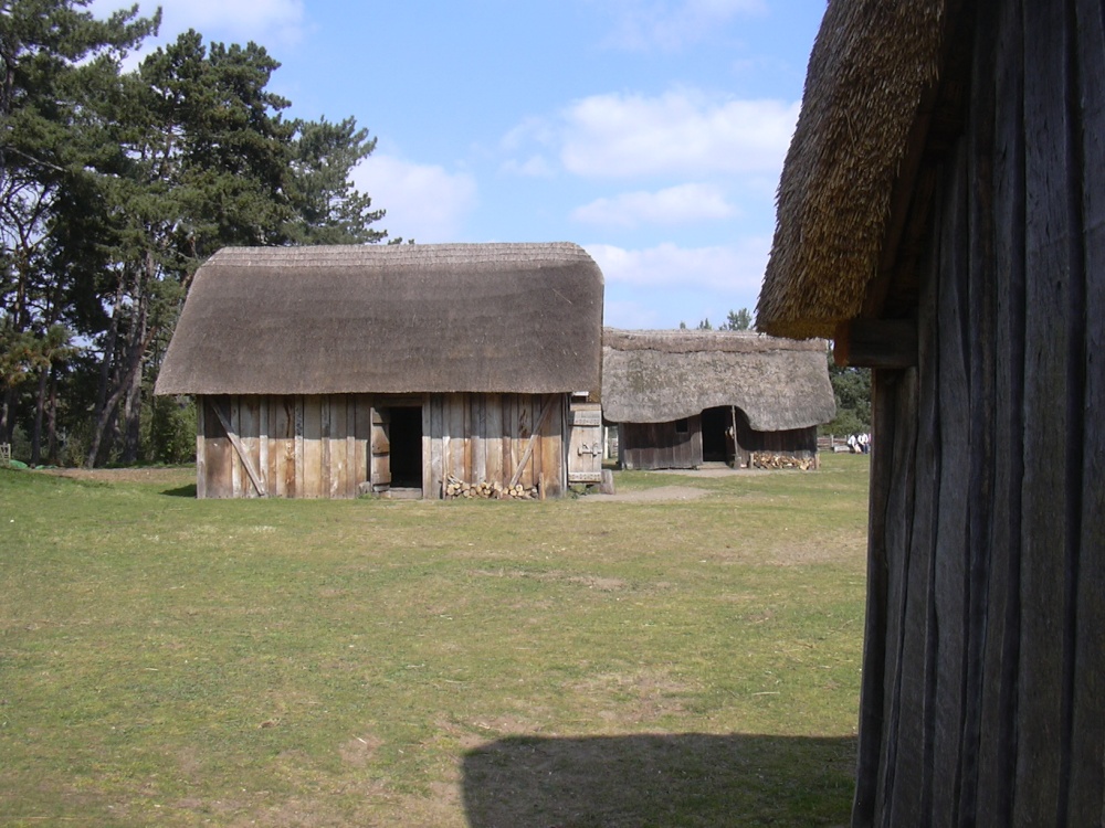 Village view, West Stow Country Park, West Stow, Suffolk