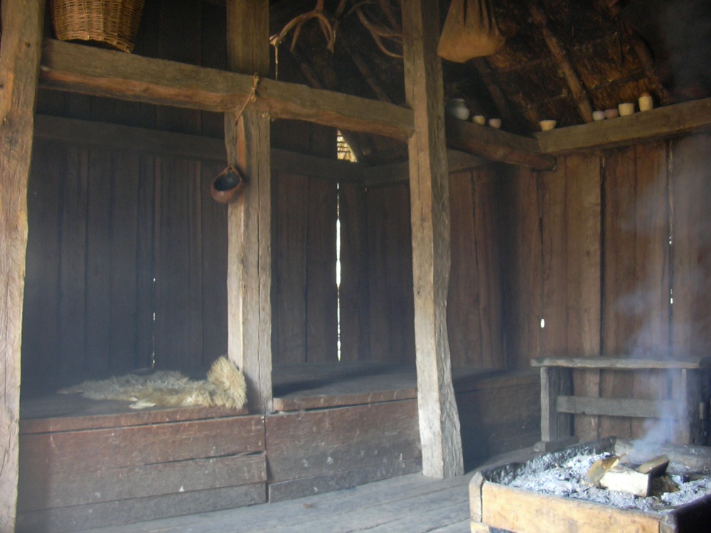The living house interior at West Stow Country Park, West Stow, Suffolk photo by Steve Willimott