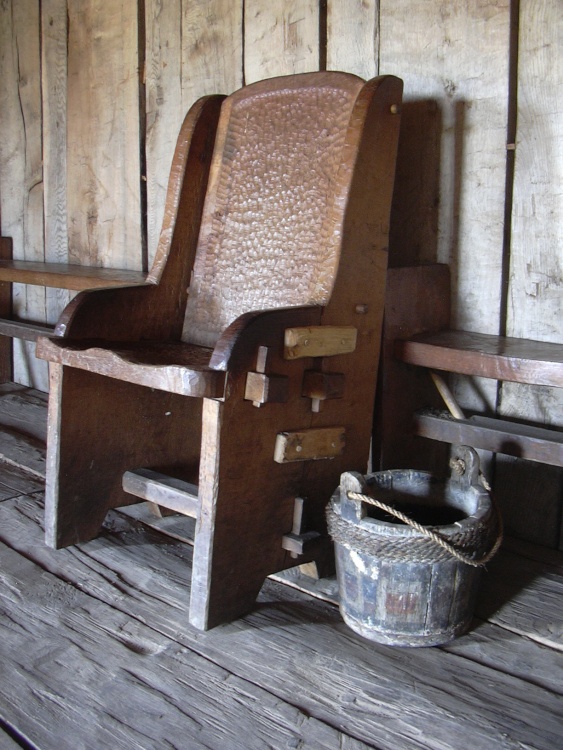 Village Hall interior, West Stow Country Park, West Stow, Suffolk
