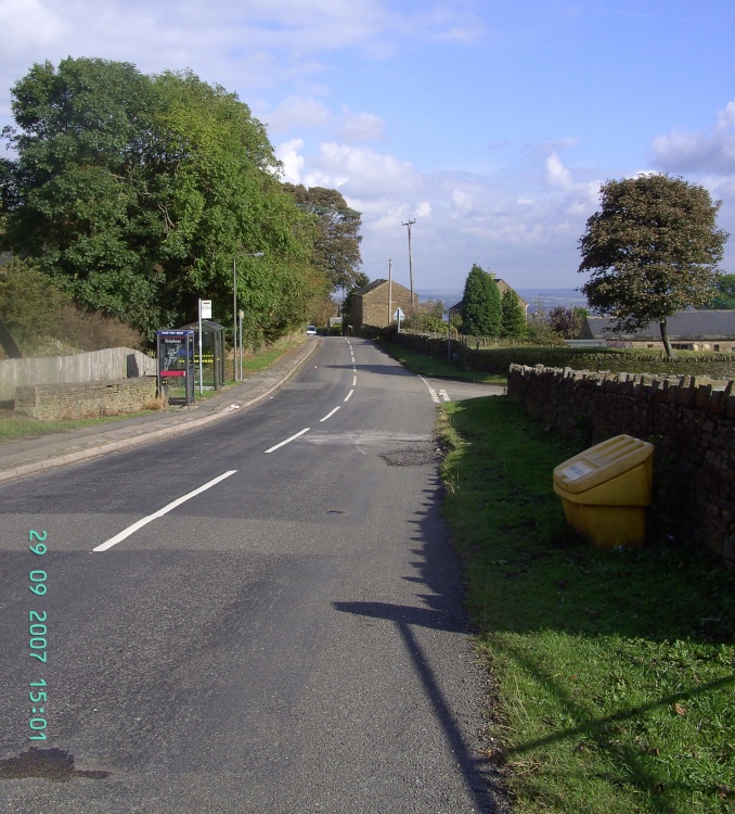 Village Street in Wadshelf, Derbyshire