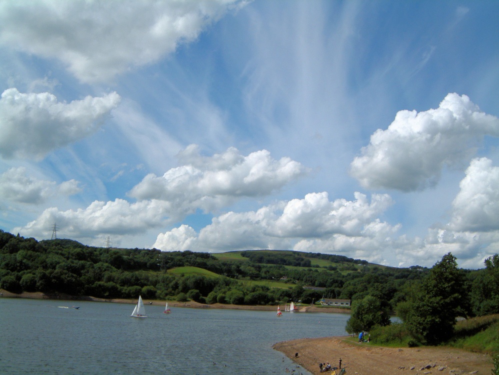 Photograph of Sailing - Jumbles Reservoir, Edgworth, Lancashire