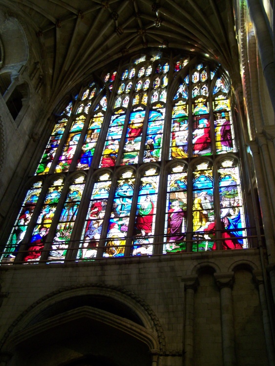 Window in Norwich Cathedral, Norfolk