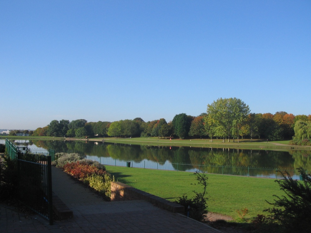 The Sailing Lake, Fairlands Valley Park, Stevenage, Hertfordshire