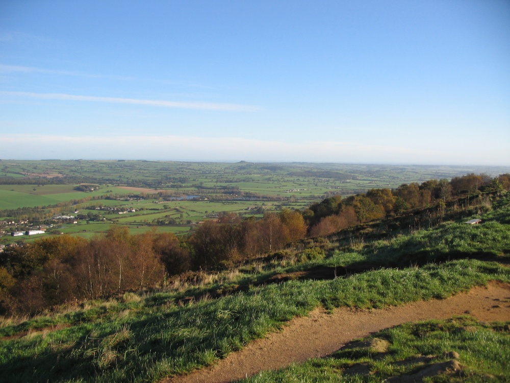 Towards Almscliffe Crag, Chevin Forest Park, Otley, West Yorkshire