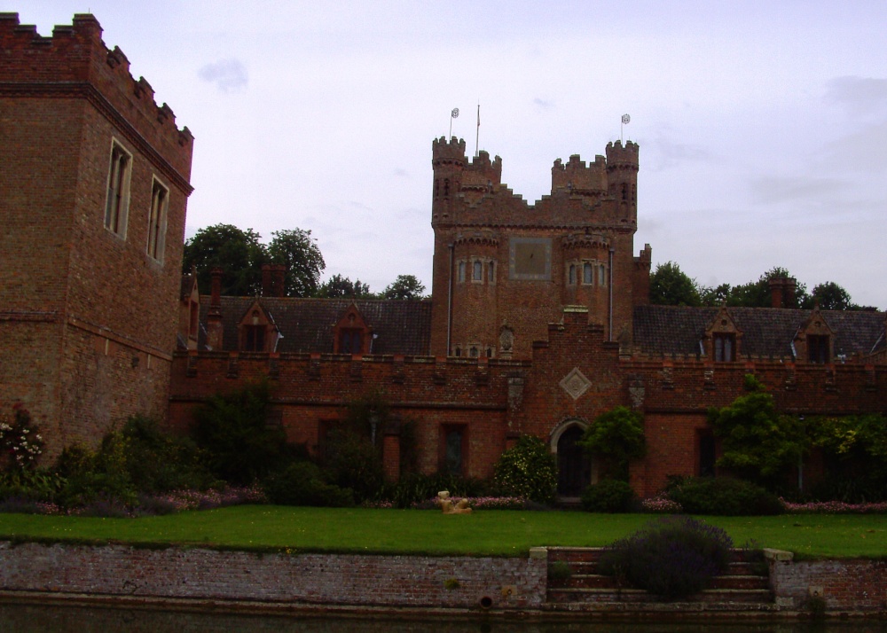 The back of Oxburgh Hall, Norfolk