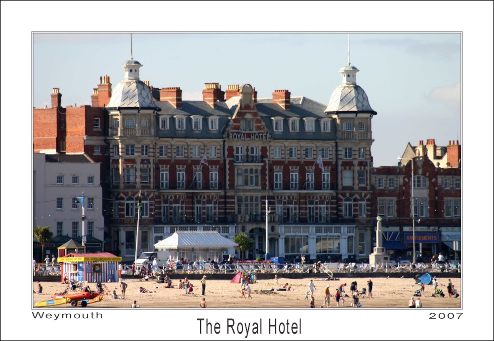 The Royal Hotel on Weymouth Seafront, Dorset