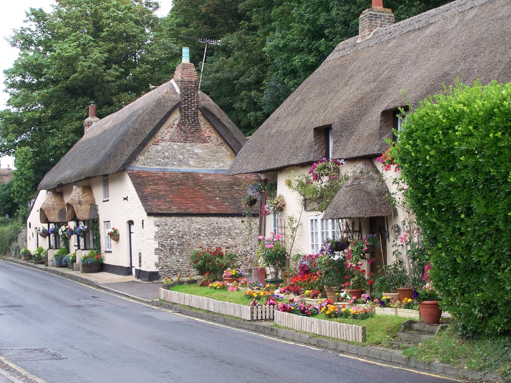 Cottages in West Lulworth, Dorset