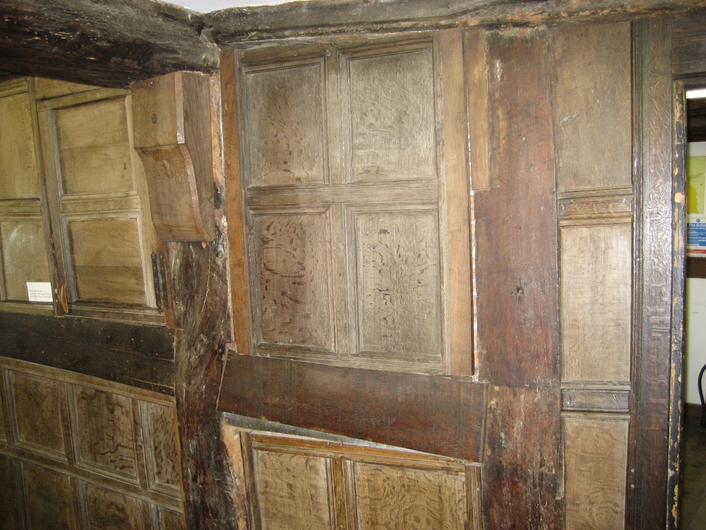 Interior panels in King John's Hunting Lodge, Axbridge, Somerset photo by William Bedell