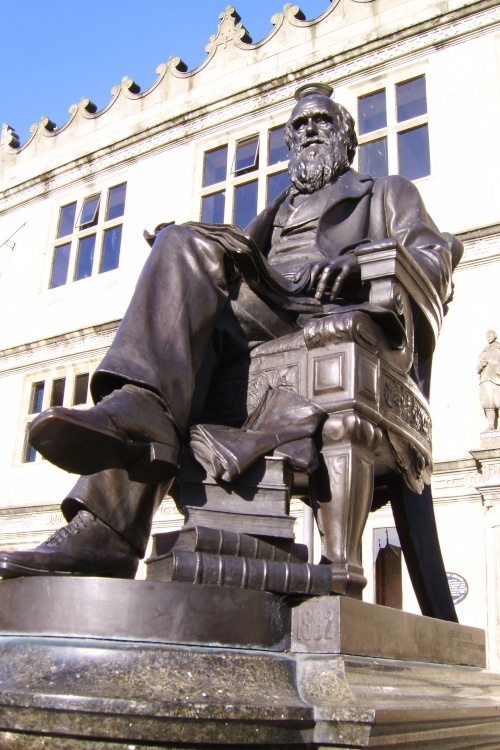 Charles Darwin Statue, Shrewsbury, Shropshire