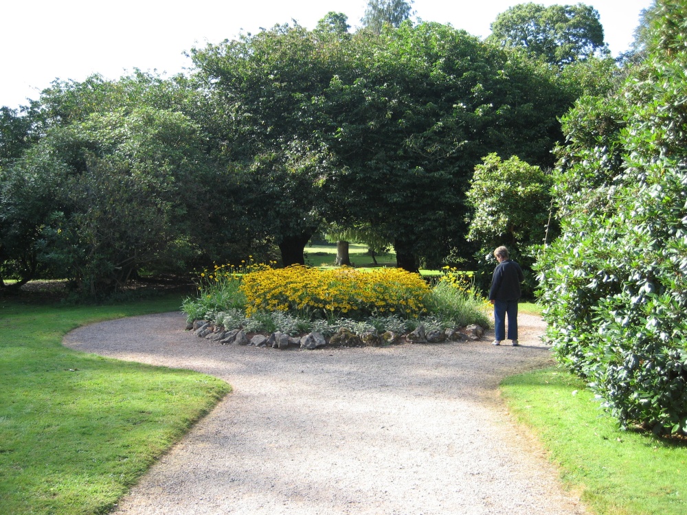 Garden Path at Tyntesfield, Wraxall, Somerset