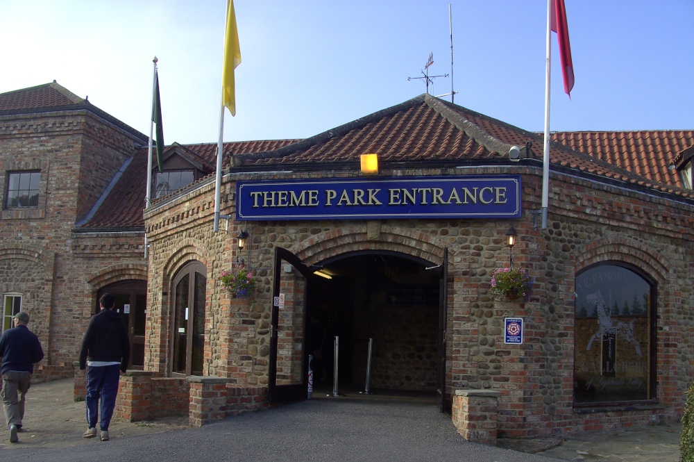 The Entrance to Lightwater Valley Park, Ripon, North Yorkshire