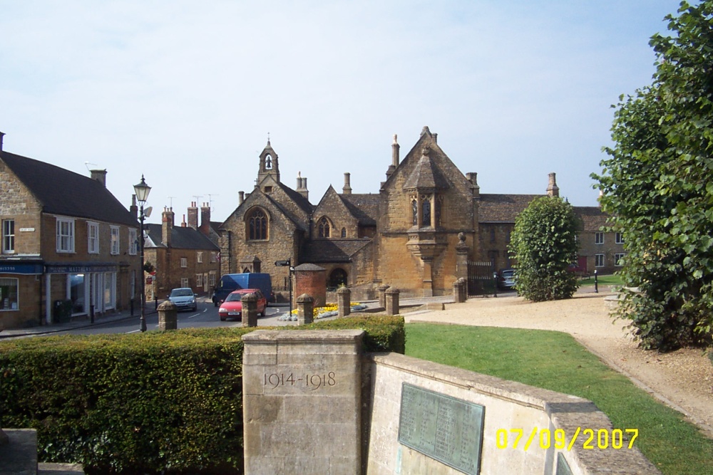 Sherborne, outside the Abbey