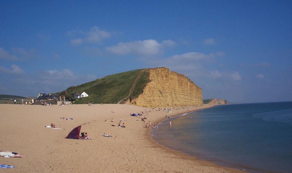 The beach at West Bay, Dorset