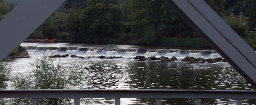 The weir on The River Don, Sprotbrough, South Yorkshire