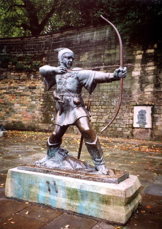 Statue of Robin Hood, Nottingham, Nottinghamshire