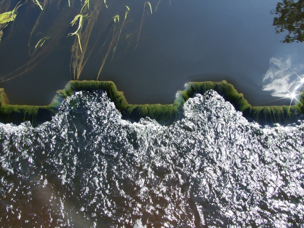 Weir at Sileby Mill, Leicestershire
