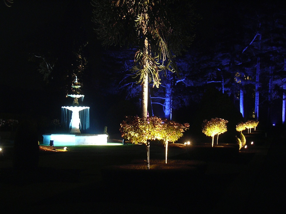 Enchanted Garden the fountain & formal garden at Brodsworth Hall, Brodsworth, South Yorkshire