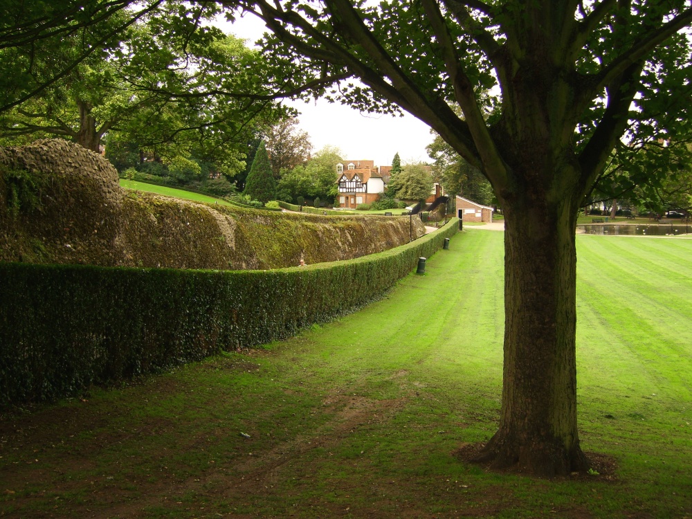 Castle Park and Roman Wall, Colchester