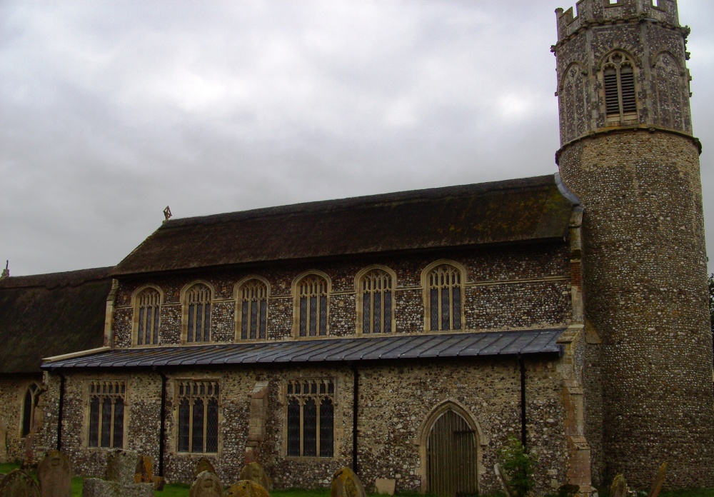 St Nicholas Church in the village of Potter Heigham, Norfolk