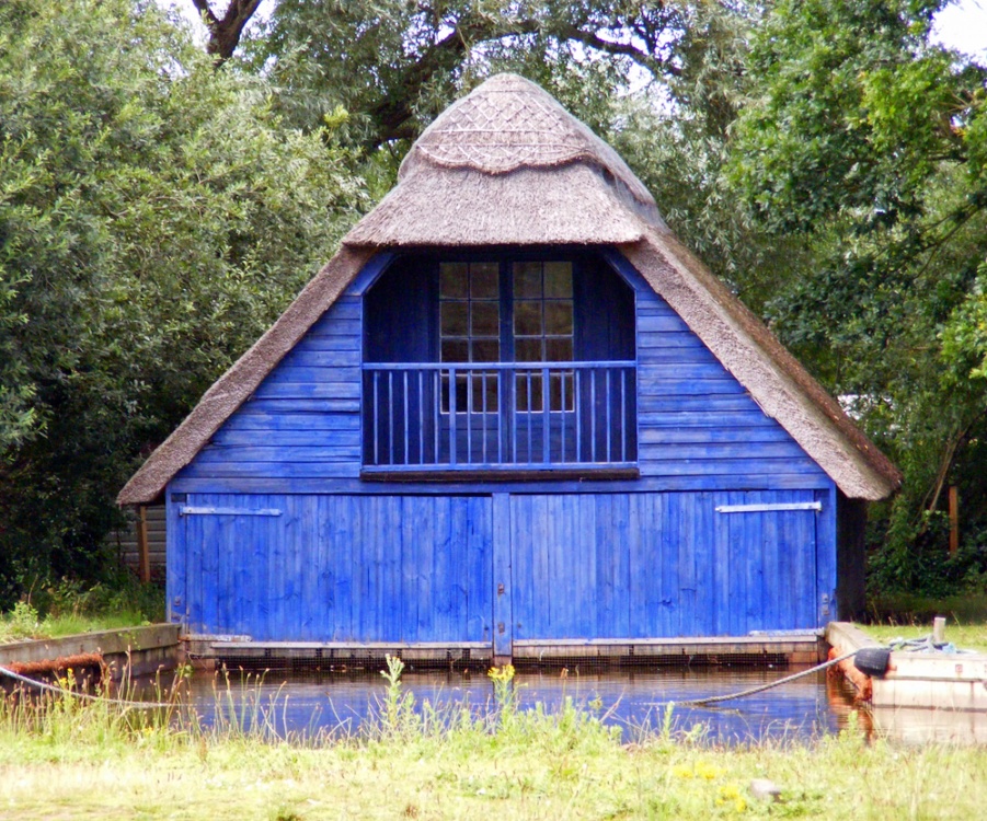 Boathouse at Hickling Broad, Norfolk photo by Ian Gedge