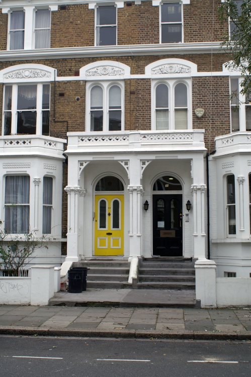 Doors, Sinclair Road, Kensington, Greater London