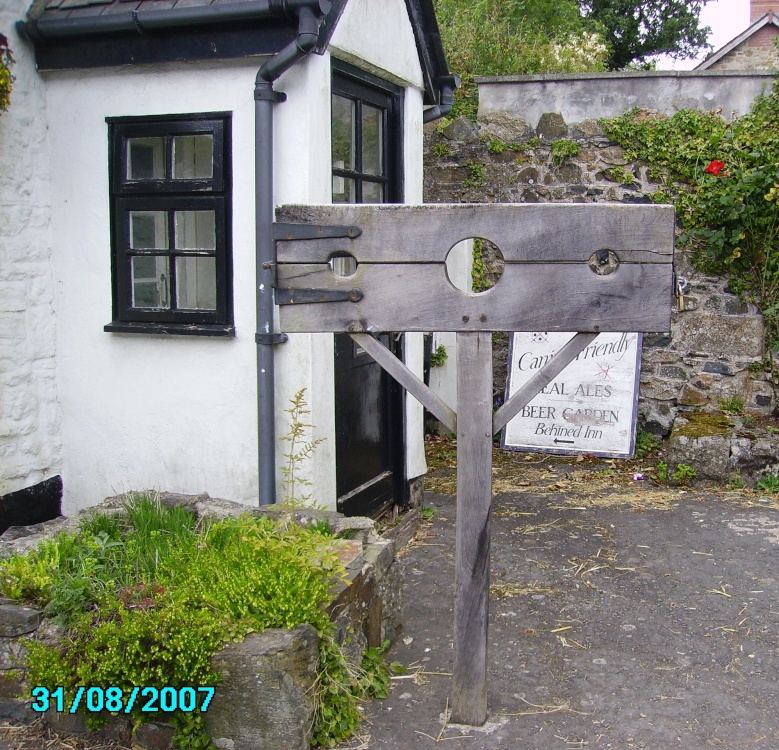 Village Stocks, Sticklepath, Devon