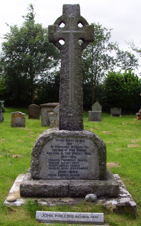 War Memorial at Sutton in Norfolk