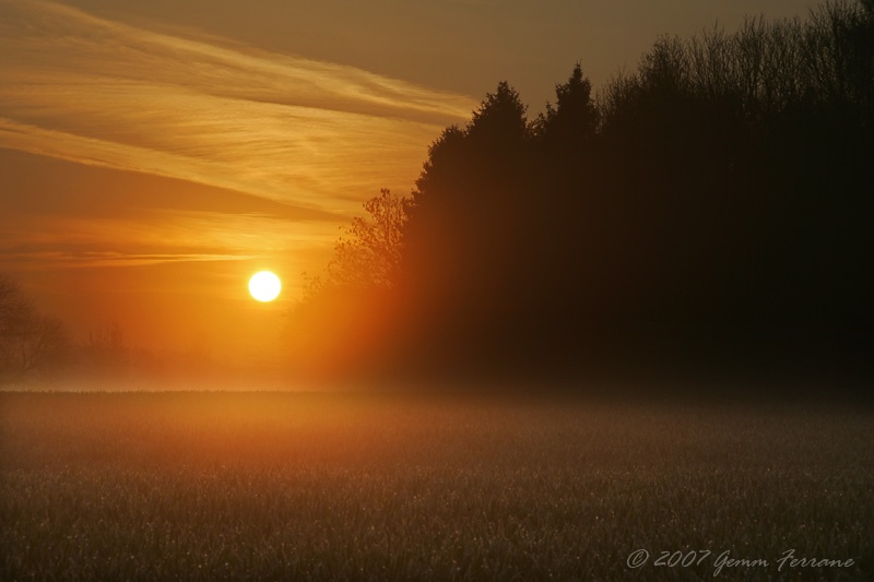 Photograph of Long Hanborough - Sunrise