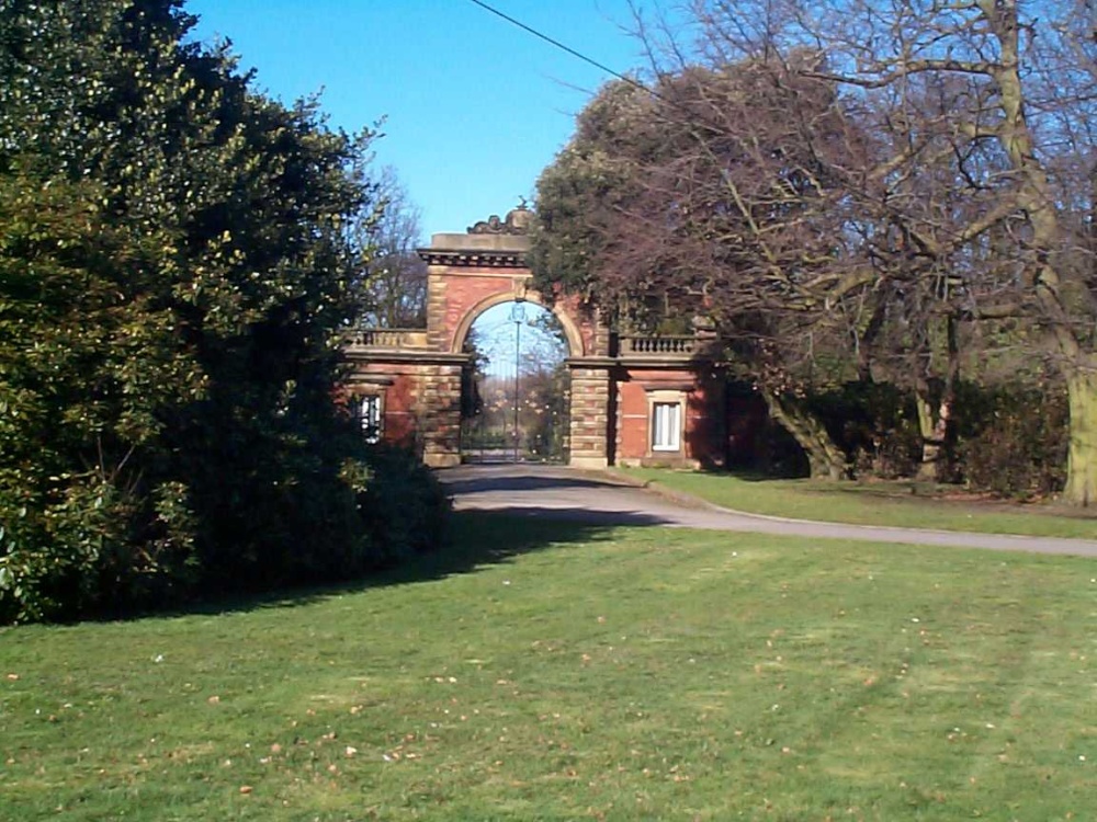 Lytham Hall - the gates