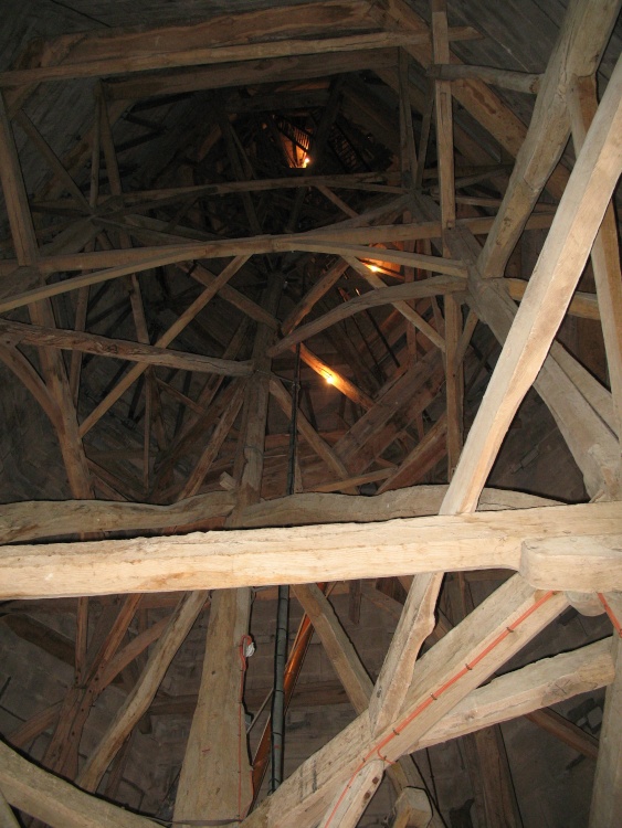 The framework of the spire