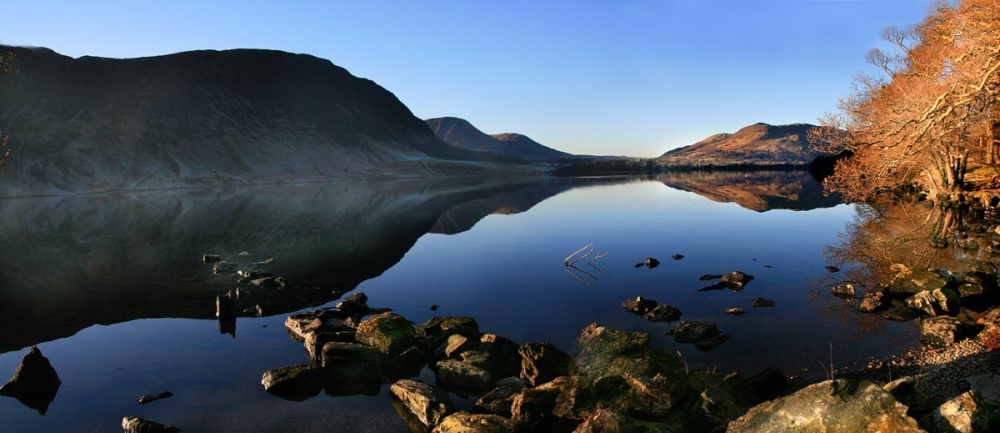 Crummock Water Panorama photo by John Godley