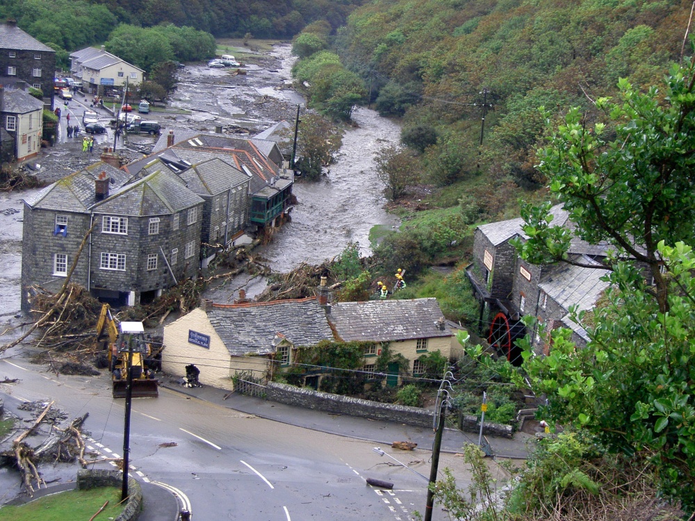 Boscastle August 2004