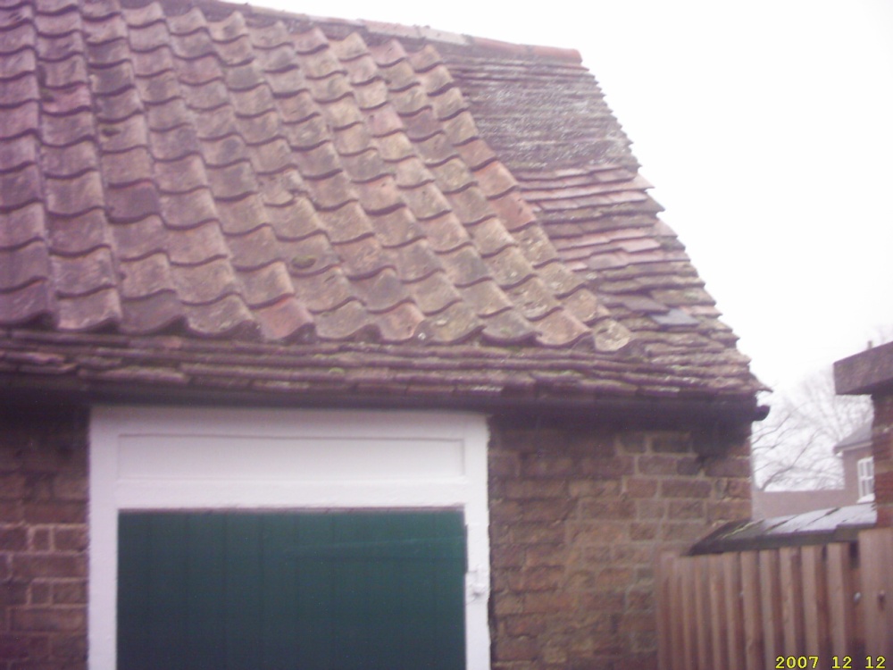 Roof detail of stable block of Rose & Crown