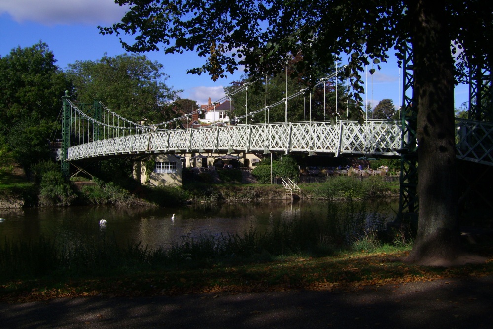 Foot Bridge near the Quarry, Shrewsbury, Shropshire