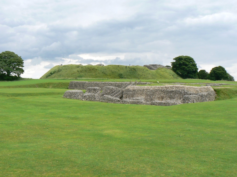 Old Sarum and The Cathedral, Salisbury, Wiltshire