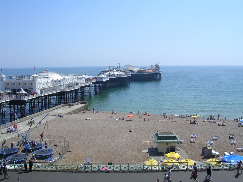 Brighton Pier from Hotel window