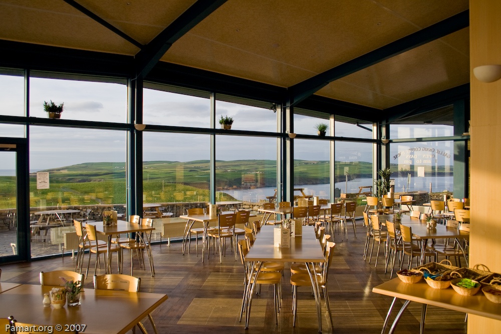 Photograph of The Cafe by the Mull of Galloway Lighthouse