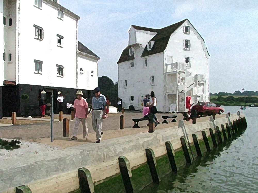 Tide Mill Quay - painting style