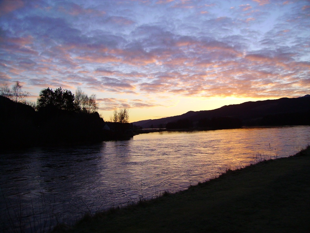 Photograph of Loch Tummel at sunset